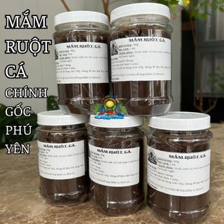 Combo 2 hũ mắm ruột chính gốc Phú Yên (mắm làm từ ruột cá ồ, cá ngừ), hũ lớn 500g x2, Mắm Dũng Ca, đặc sản miền Trung Ph