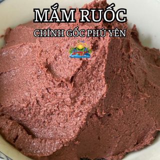 1 hũ mắm ruốc xay Phú Yên, mắm ruốc đặc, mắm ruốc nguyên chất - Hũ 500g - Đặn sản miền Trung Phú Yên, mắm ruốc dẻo, mắm