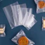 Bao bì đựng bánh kẹo trà hoa, túi TRẮNG MỜ - set 100c nhiều kích thước