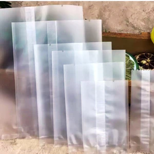 Bao bì đựng bánh kẹo trà hoa, túi TRẮNG MỜ - set 100c nhiều kích thước