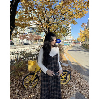 Yếm caro dáng dài Ma Vie