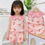 Bộ 3 Lỗ Cho Bé Gái 6 -15kg, Vải Tăm Lạnh Mềm Mát, Co Giãn Tốt, Không Bong Tróc, Giặc Máy Tốt- MS32