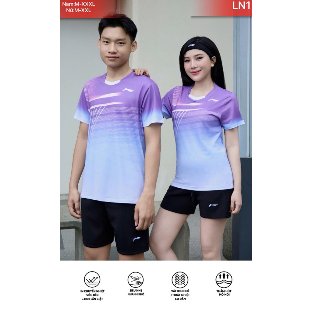 Áo cầu lông Nam Nữ Lining