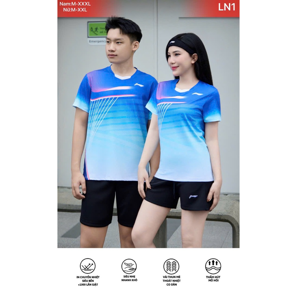 Áo cầu lông Nam Nữ Lining