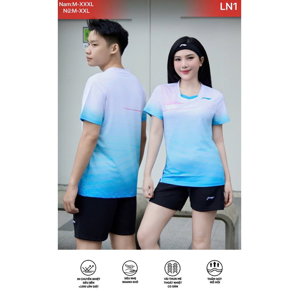 Áo cầu lông Nam Nữ Lining