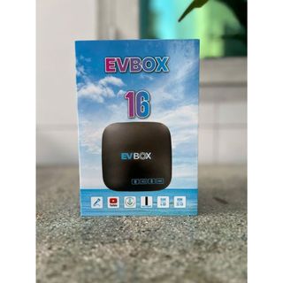 Android TV Box EVBOX 16 Pro chuẩn 8K, có Bluetooth, remote Voice (Ram 4GB Rom 32GB)