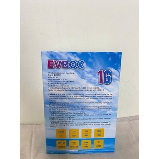 Android TV Box EVBOX 16 Pro chuẩn 8K, có Bluetooth, remote Voice (Ram 4GB Rom 32GB)