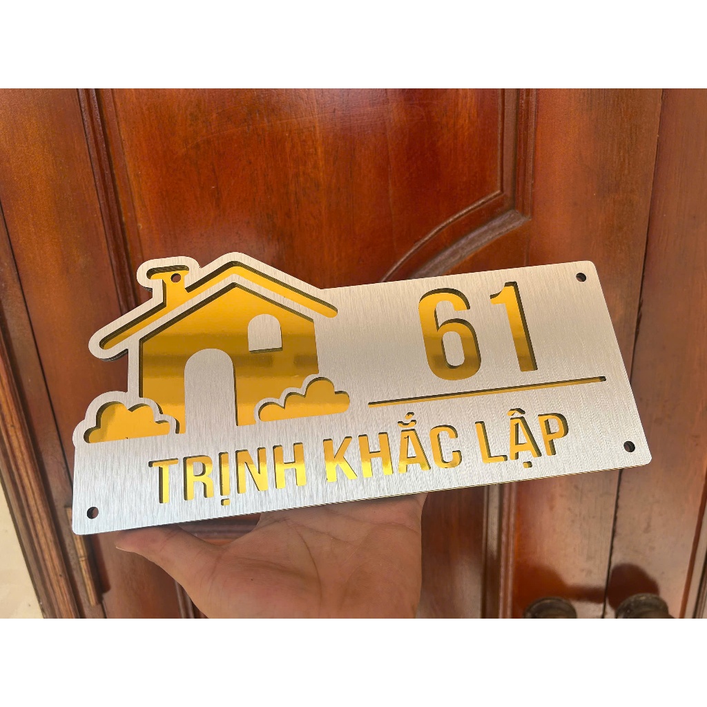 BẢNG SỐ NHÀ NGHỆ THUẬT/ DECOR HIỆN ĐẠI SANG TRỌNG