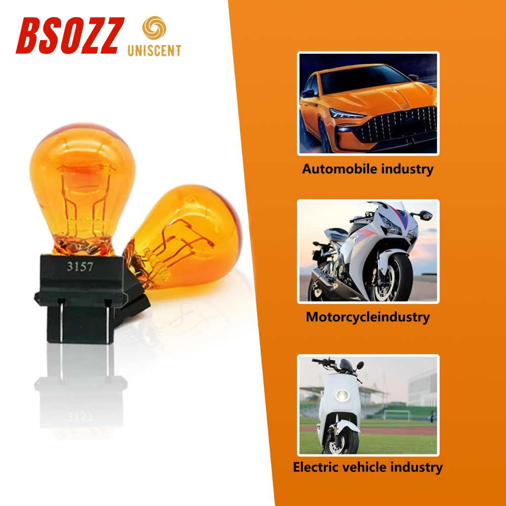 Bóng Đèn Hậu 3157/ Đèn Phanh Đui Cắm 3157 (P27/7W)-(W2.5x16q) 2 Tóc 12V-27/5W-BSOZZ-MADE IN THAILAND