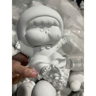 Tượng thạch cao 3D tô màu cho bé gái [tặng dây 6 màu khi mua 2 tượng]