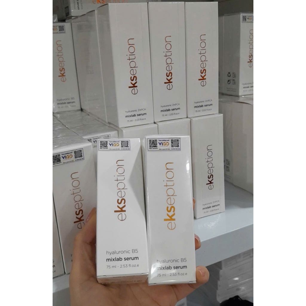[ĐẠI LÝ CHÍNH HÃNG ]Serum Ekseption Hyaluronic B5, HA + 5% B5 dưỡng ẩm phục hồi da 75ml