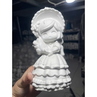 [Tặng một dây 6 ô màu khi mua 2 tượng ]Tượng tô màu thạch cao dành cho bé gái, bé thỏa sức sáng tạo