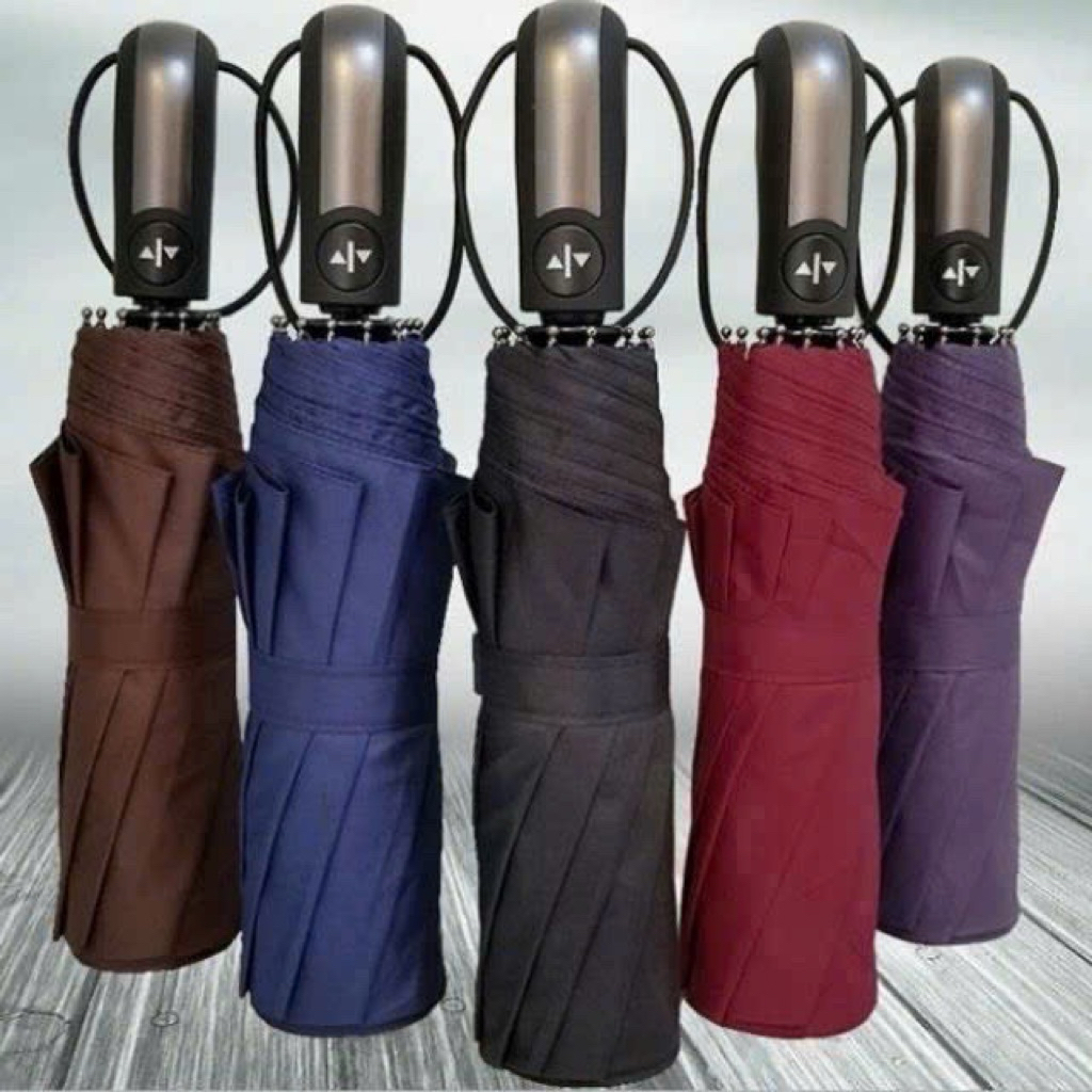 Ô DÙ CHE MƯA,che nắng 8 lan kép nan mở đóng tự động bằng nút bấm,chống tia UV chống thấm nước