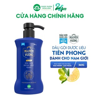 Dầu gội dược liệu Nguyên Vương Sảng khoái dành cho nam 365g tặng 35g - hương sảng khoái