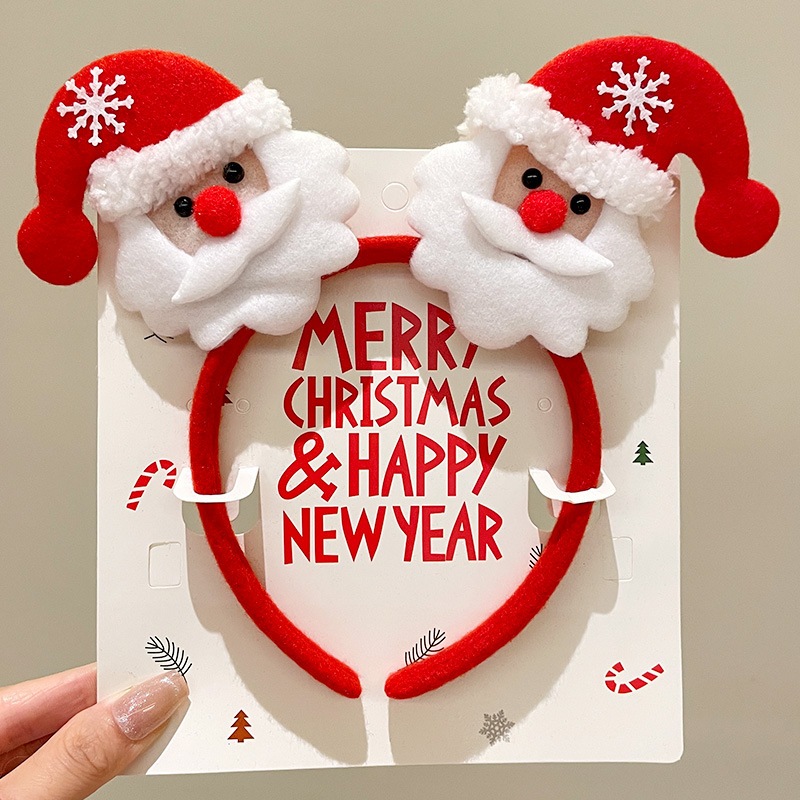 Cài Tóc Băng Đô Noen Noel Hình Sừng Hươu Bờm Tóc Cài Tóc Dễ Thương Quà Tặng Giánh Sinh Cho Bé Gái - PUPU HOUSE