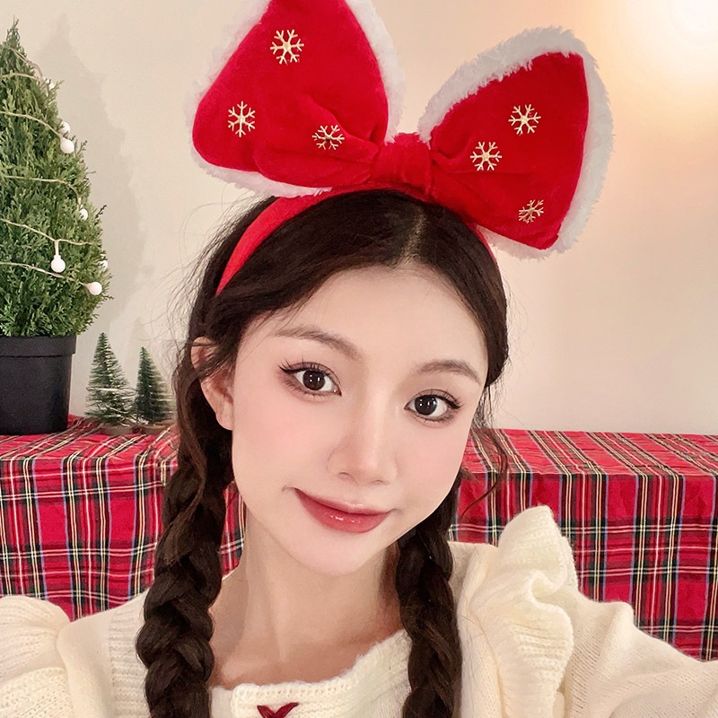 Cài Tóc Băng Đô Noen Noel Hình Sừng Hươu Bờm Tóc Cài Tóc Dễ Thương Quà Tặng Giánh Sinh Cho Bé Gái - PUPU HOUSE