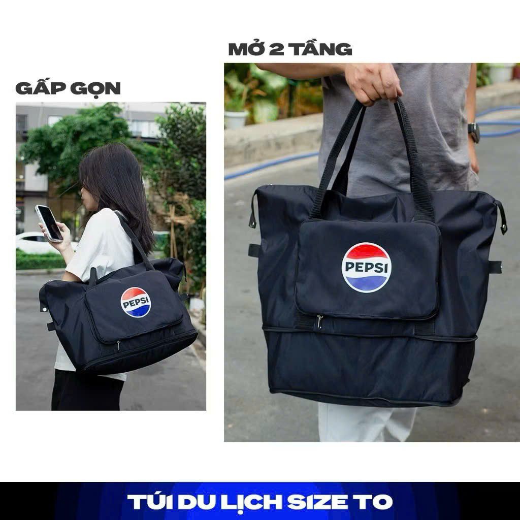 Túi xách 2 tầng. HKM pepsi