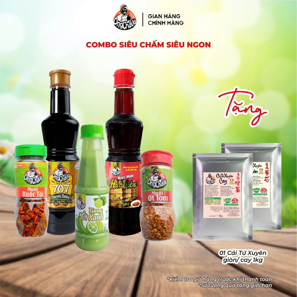 Combo Siêu Chấm Siêu Ngon thương hiệu Ông Chà Và