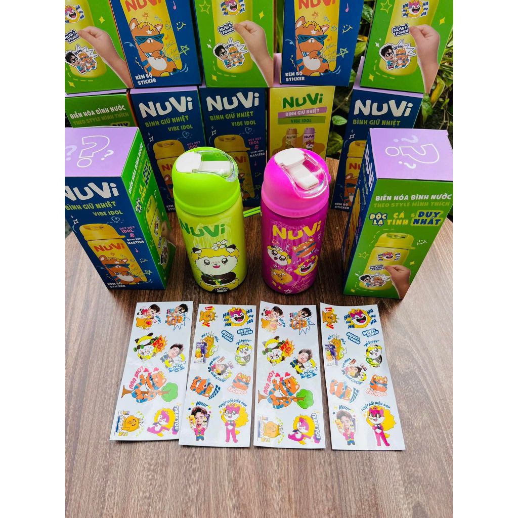 Bình giữ nhiệt Nuvi 410ml.Giao màu ngẫu nhiên