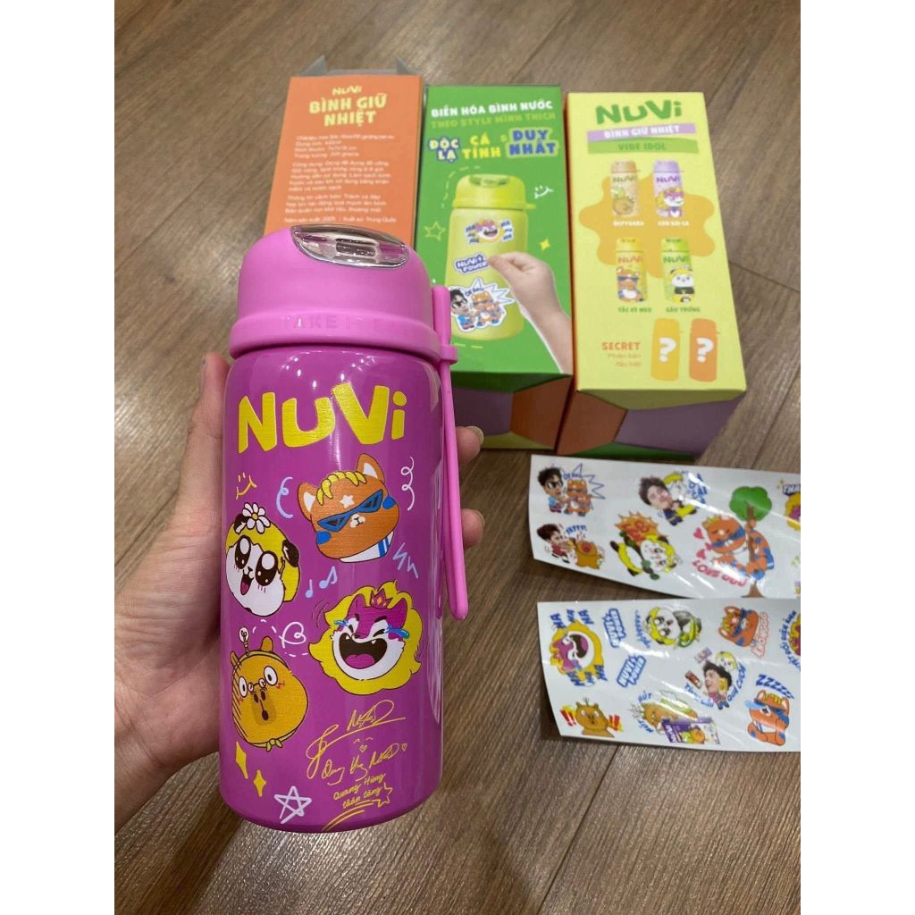 Bình giữ nhiệt Nuvi 410ml.Giao màu ngẫu nhiên