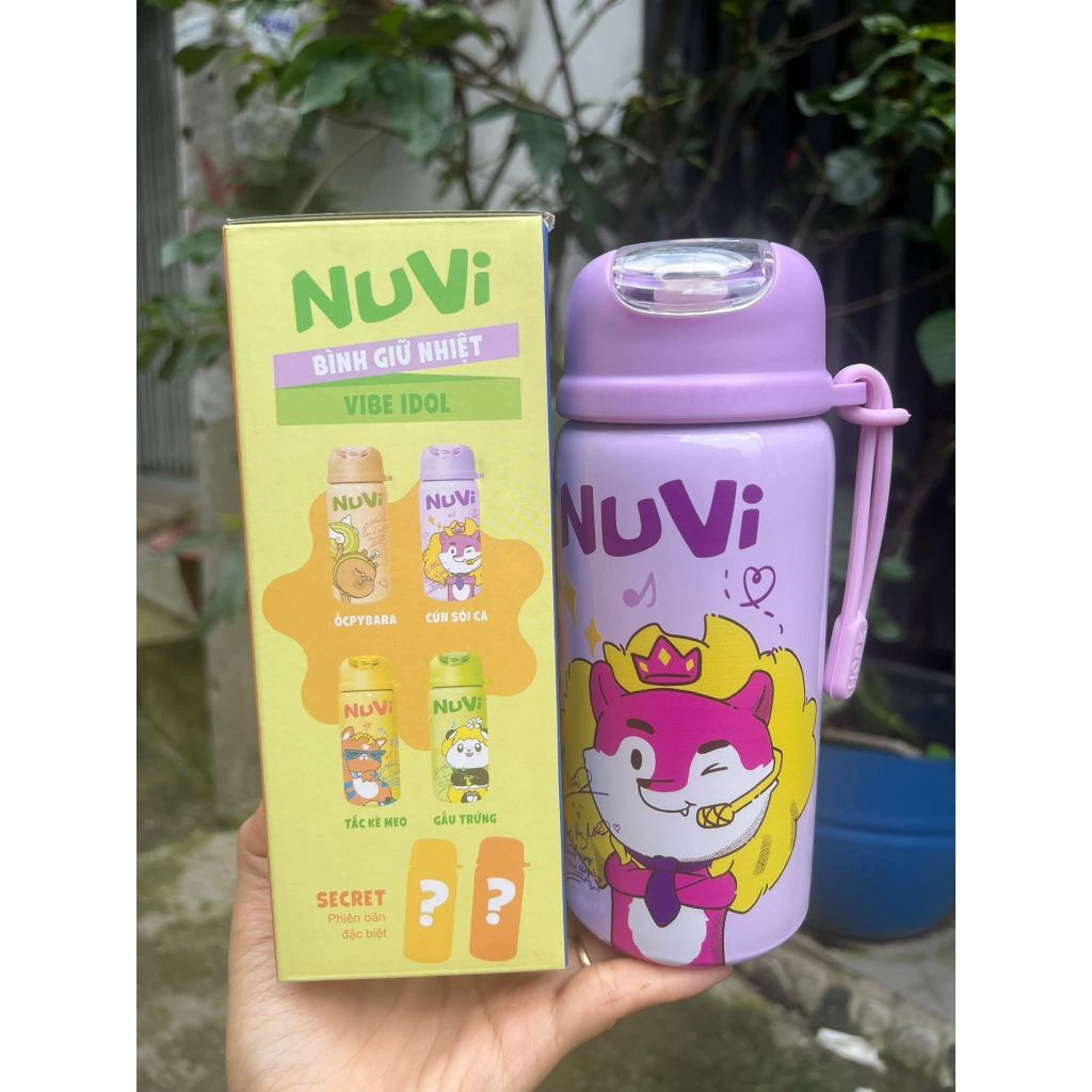 Bình giữ nhiệt Nuvi 410ml.Giao màu ngẫu nhiên