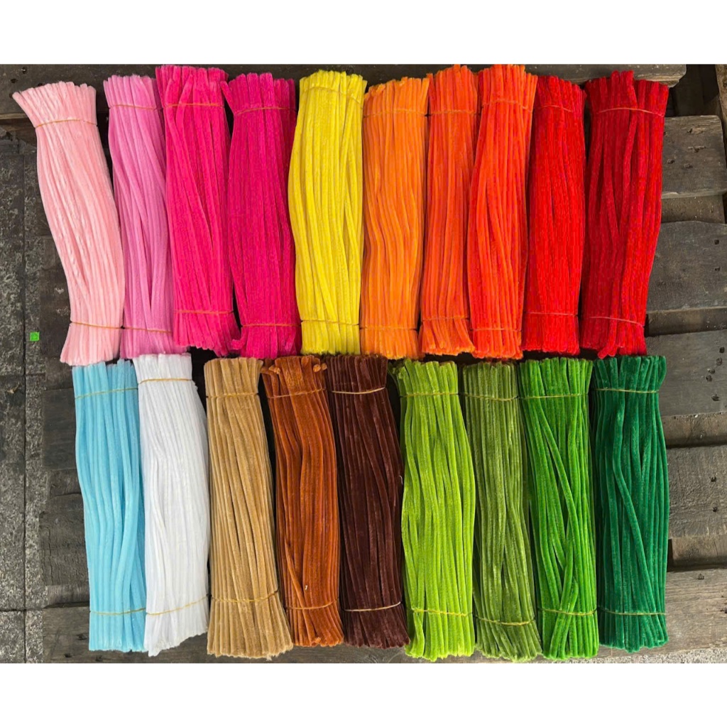 [hỏa tốc hcm] kẽm nhung làm hoa handmade loại 1 6-8li dày,Dây kẽm Bọc Nhung 30cm, Làm Cành Hoa Thủ Công, DIY Hoa ANGIHOM