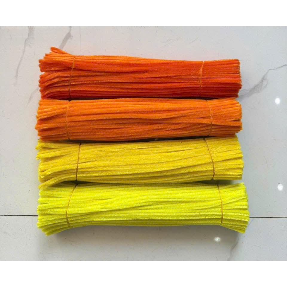 [hỏa tốc hcm] kẽm nhung làm hoa handmade loại 1 6-8li dày,Dây kẽm Bọc Nhung 30cm, Làm Cành Hoa Thủ Công, DIY Hoa ANGIHOM