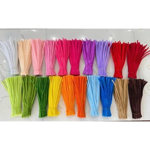 kẽm nhung làm hoa handmade loại 1 6-8li dày,Dây kẽm Bọc Nhung 30cm, Làm Cành Hoa Thủ Công, DIY Hoa ANGIHOM