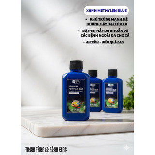XANH METHYLEN BLUE, THUỐC TÍM -trị các tác nhân ngoài da, nấm trắng ký sinh trùng cho cá cảnh, tắm cá vào hồ.....