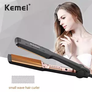 Máy Dập Xù Bản To Cao Cấp Kemei – Bấm Xù, Bấm Mè Tạo Kiểu Tóc Làm Phồng Chân Tóc, Giữ Nếp Lâu