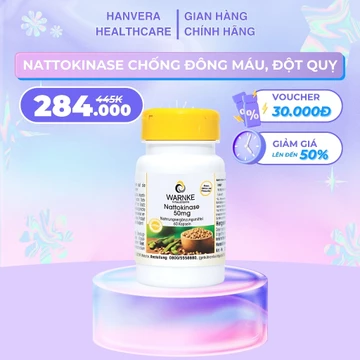 Viên Uống Chống Đông Máu, Đột Quỵ Warnke Nattokinase – Nattokinase 50mg Fermentiert 2000 FU
