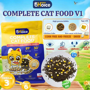 Hạt Happy Choice V1 & V2 nguyên seel - MIX TOPPING Thịt Sấy Hỗ Trợ Tiêu Hóa