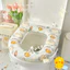 Đệm lót bồn cầu giữ ấm mùa đông, tấm lót bồn cầu chống thấm nước chống vi khuẩn, tiện lợi màu sắc bắt mắt