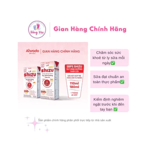 {Hot} Sữa Bột Pha Sẵn cho bé từ 6 tháng Aiwado Shizu Gold Suy Dinh Dưỡng Thấp Còi thùng 48 hộp 110ml