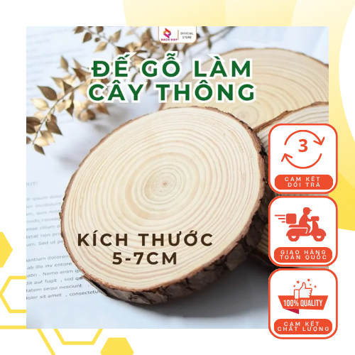 Đế Gỗ Trang Trí Cây Thông Noel