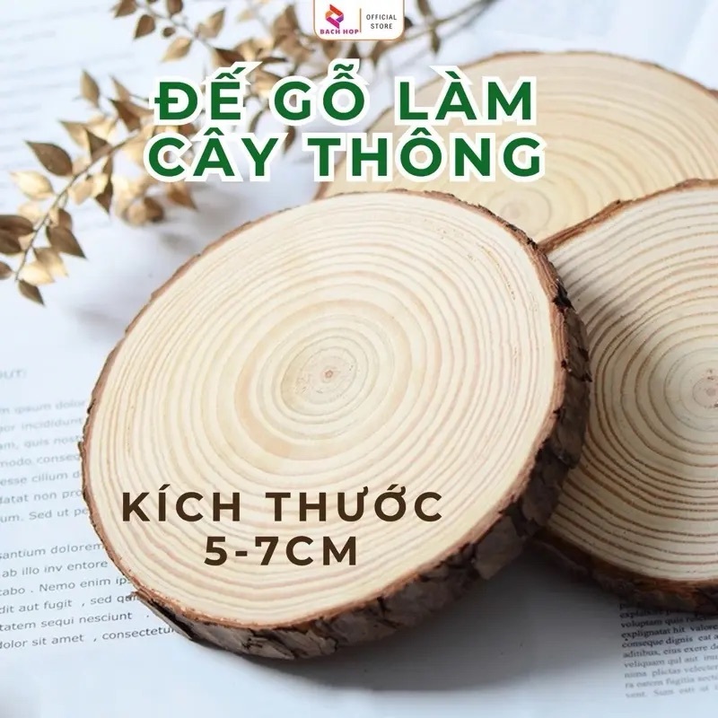 Đế Gỗ Trang Trí Cây Thông Noel