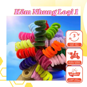 Combo Mix 8 Bó Kẽm Nhung 30 Sợi/Bó