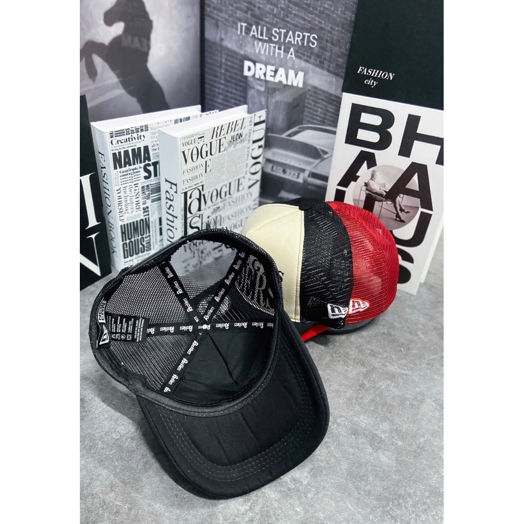 Mũ kết kaki cao cấp phối lưới - Nón lưỡi trai mạc in RAIDERS phối màu nỗi thời trang unisex nam nữ