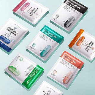 Mặt Nạ Trắng Da Whitening Gongpei Hàn Quốc SET 50 Miếng Mask Giấy Đắp Mặt Dưỡng Ẩm Trẻ Hoá Bổ Sung Collagen Niacinamide