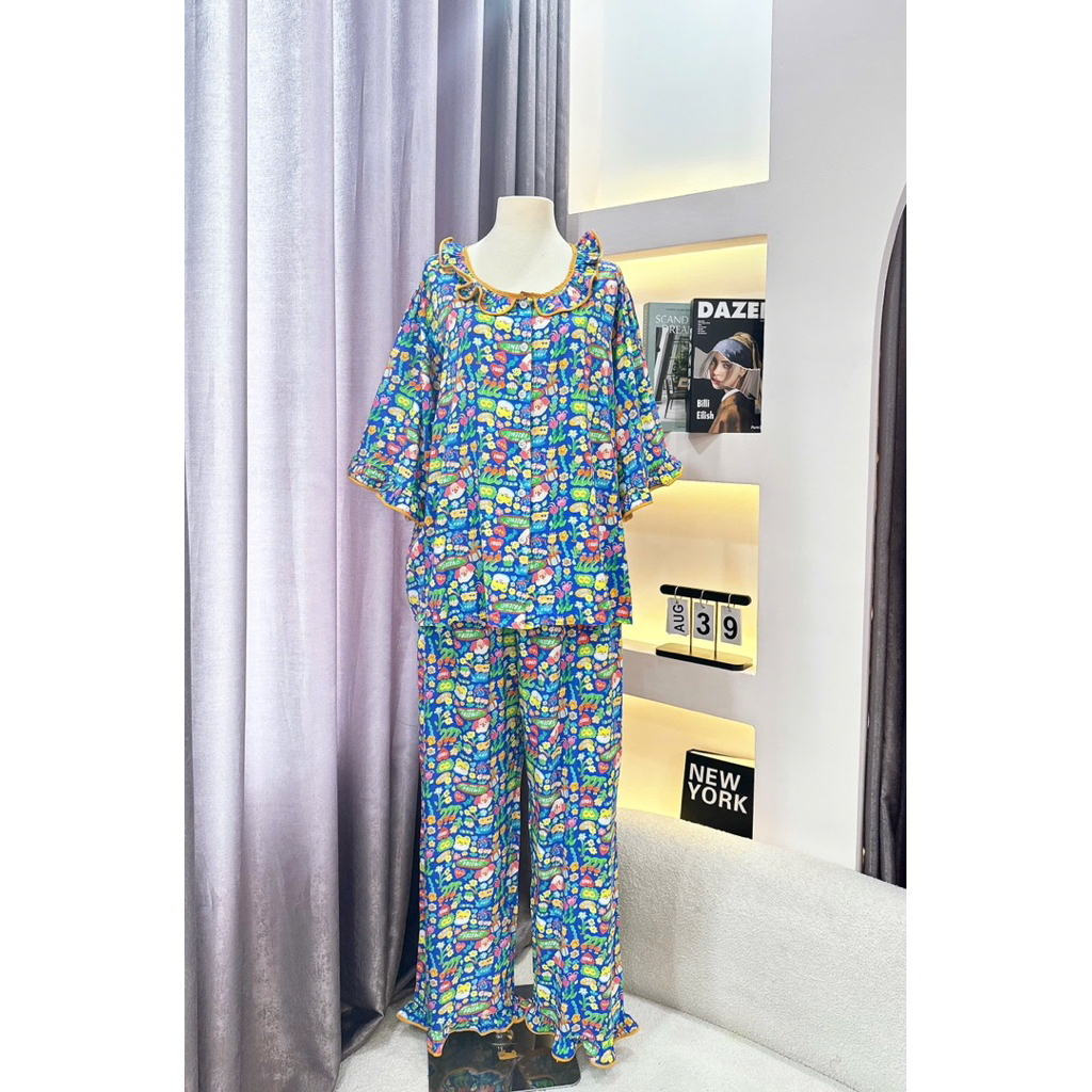 NHIỀU MẪU TAY NGẮN TOLE- Set ngủ tole tay ngắn quần dài nhiều mẫu mềm mát