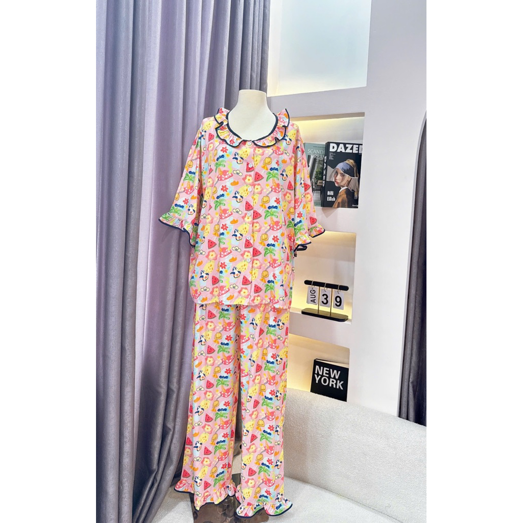 NHIỀU MẪU TAY NGẮN TOLE- Set ngủ tole tay ngắn quần dài nhiều mẫu mềm mát