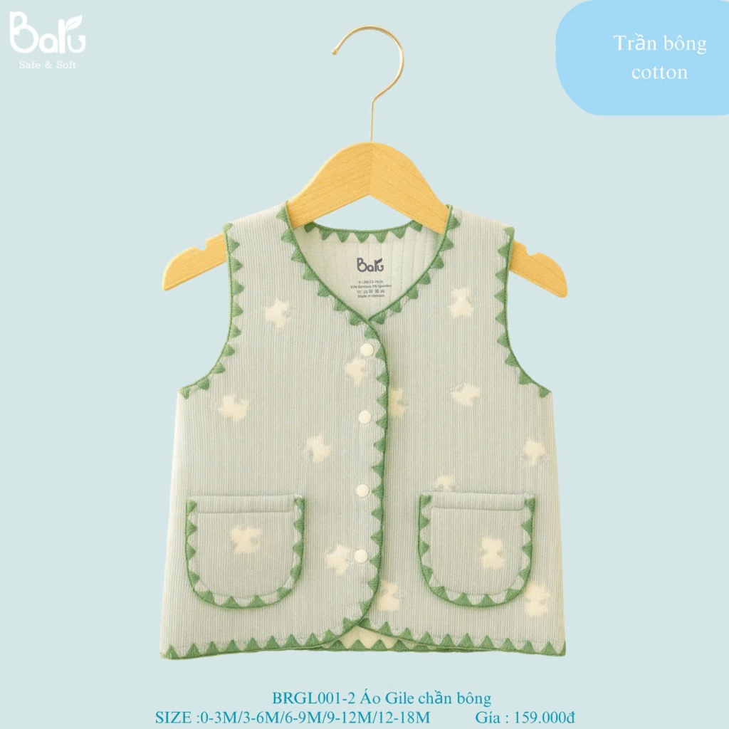 Áo Gile chần bông BRGL001-2