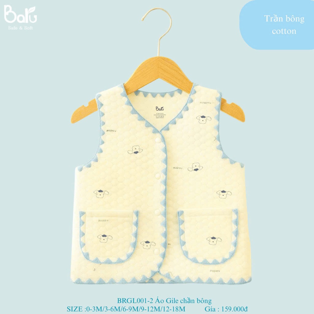 Áo Gile chần bông BRGL001-2