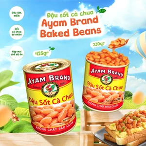 Đậu Sốt Cà Chua Ayam Brand Baked Beans 230g Và 425g Hạt To Đều Ăn Liền Hoặc Kết Hợp Với Cơm