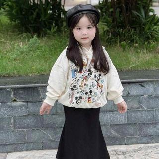 CV13-[tomnaukids] Chân váy đuôi cá thun Zip cotton co giãn 4 chiều cho bé iu size từ 9-36Kg