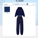 Set Bộ Nỉ Lông Nhung ECOCHIC Áo Hoodie Phối Quần Ống Bo Dây Rút Logo Thêu Chất Liệu Cao Cấp Chính Hãng B209 — ảnh 2