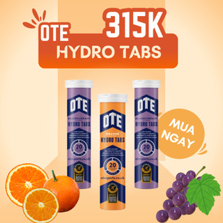 Viên sủi điện giải bổ sung khi chơi thể thao OTE Hydro Tabs các vị Chính hãng - Bù nước điện giải