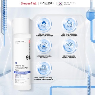 Toner B5 dưỡng ẩm, mờ nám, phục hồi da thương tổn CARE:NEL CICA VITA B5 TRANEXAMIC ACID 155ml