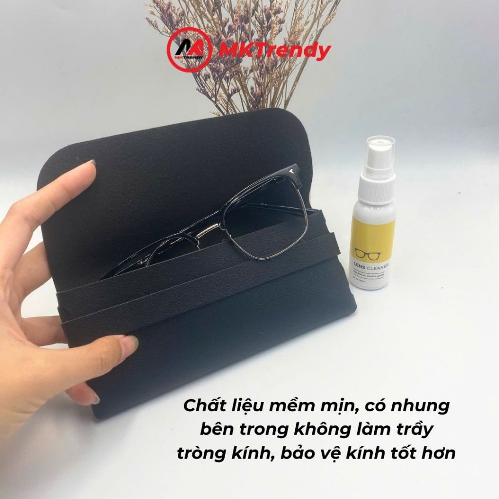 Ví da đựng kính đa năng bao da bảo vệ mắt kính chống trầy xước phụ kiện thời trang MKTRENDY