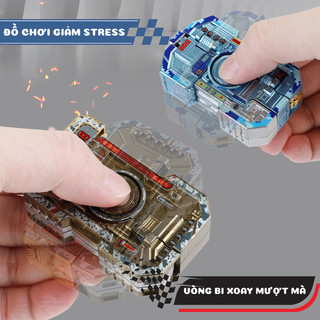 Đồ Chơi Con Quay Fidget Spinner Biến Hình Xe Quân Sự 2IN1 Chất Liệu Nhựa Cao Cấp- Đồ Chơi Con Quay Giải Trí, Giảm Stress